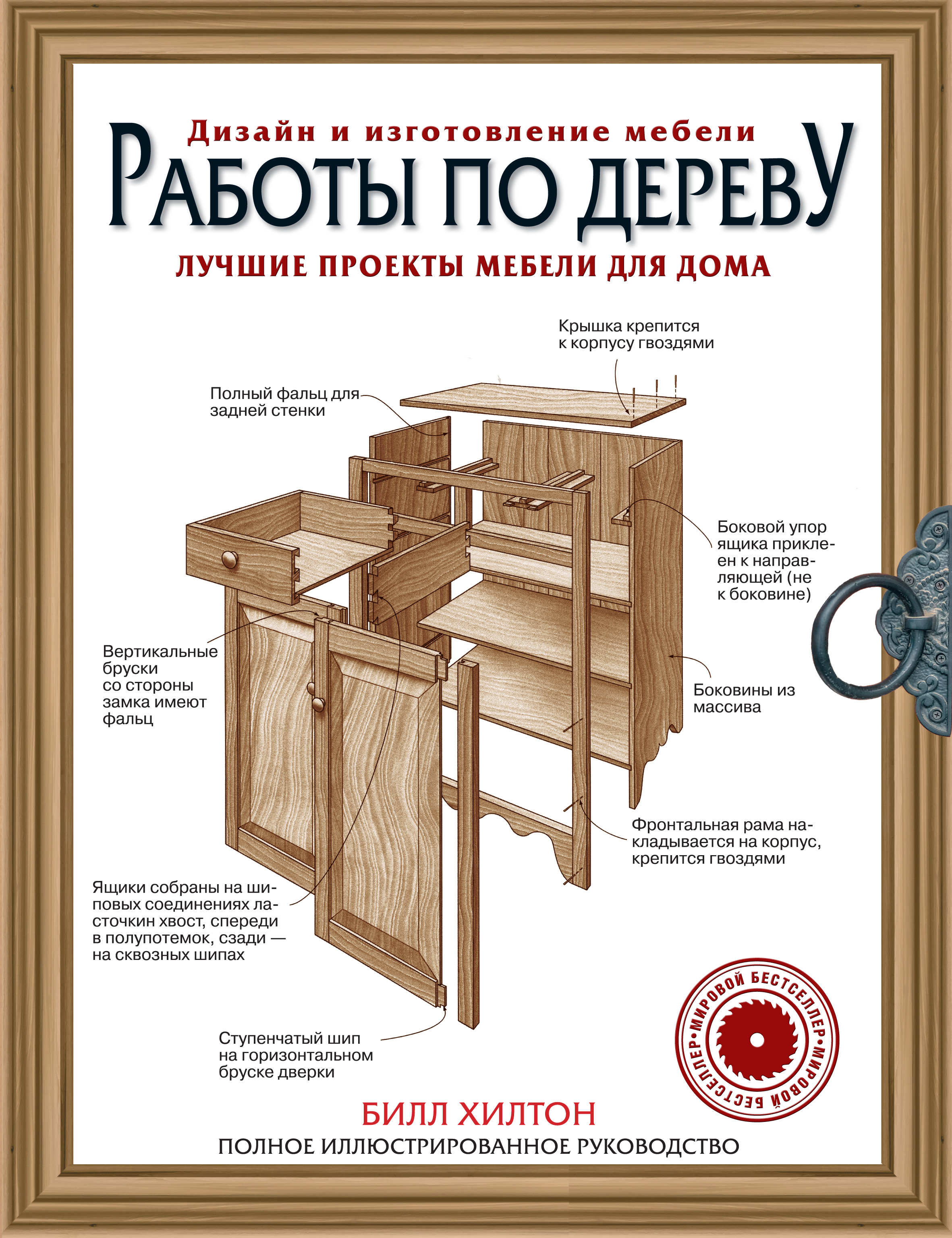 Обложка книги «Работы по дереву. Лучшие проекты мебели для дома»