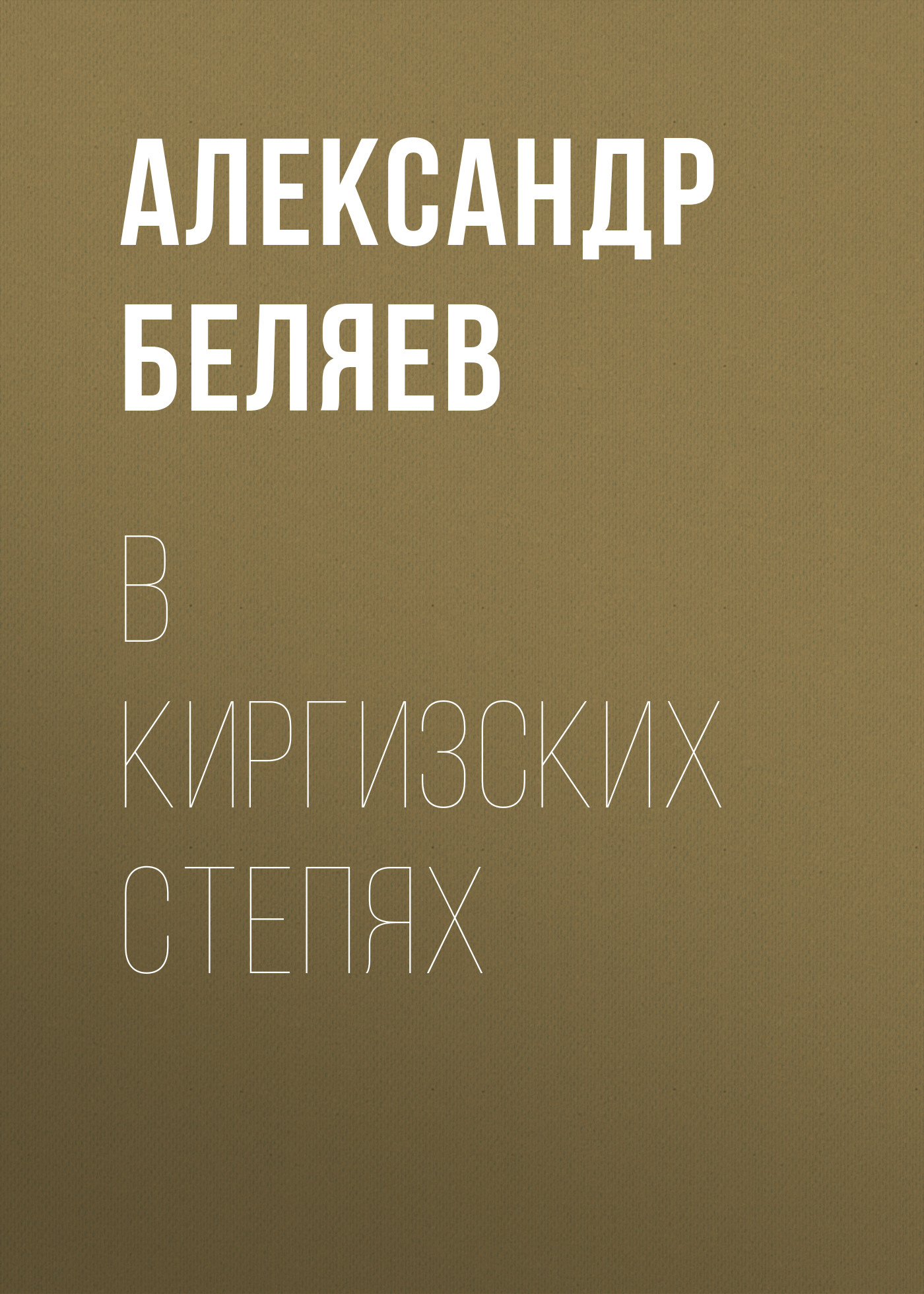 Обложка книги «В киргизских степях»