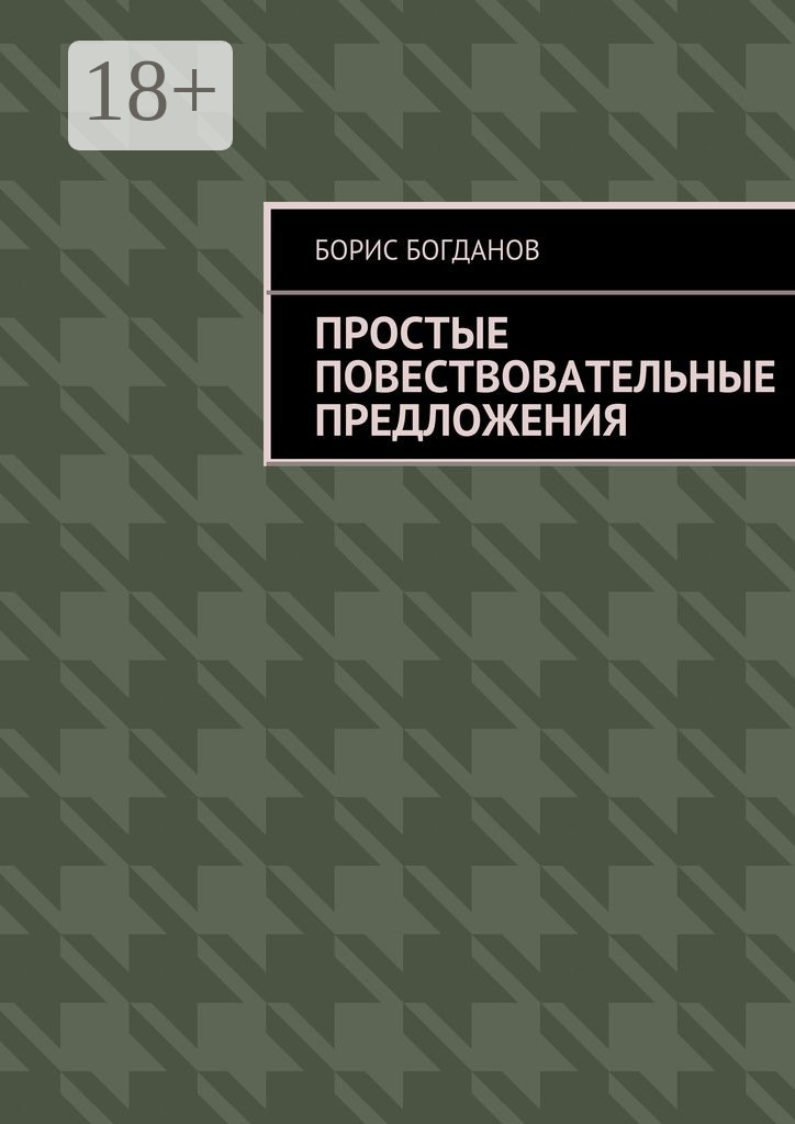 Обложка книги «Простые повествовательные предложения»
