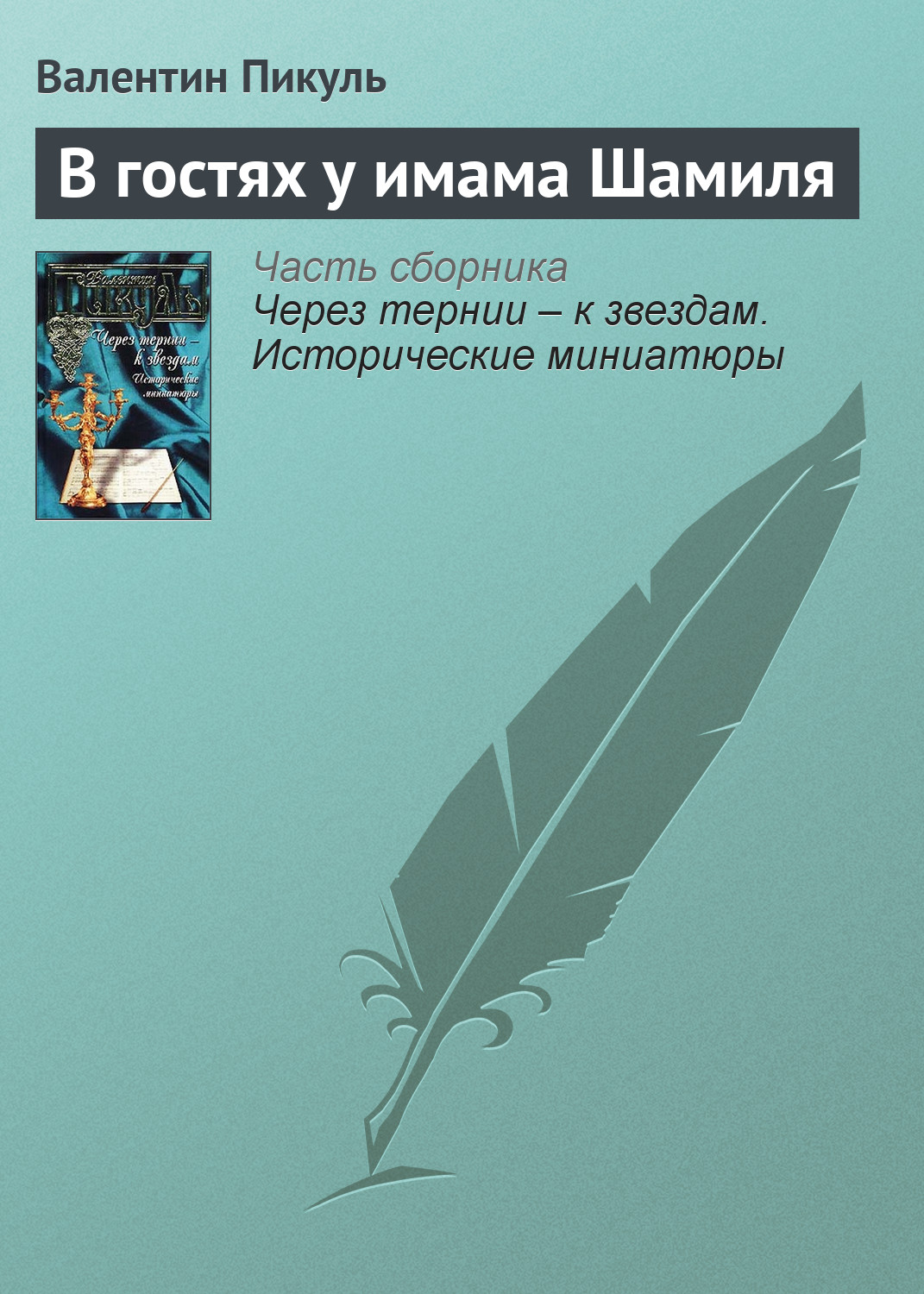 Обложка книги «В гостях у имама Шамиля»