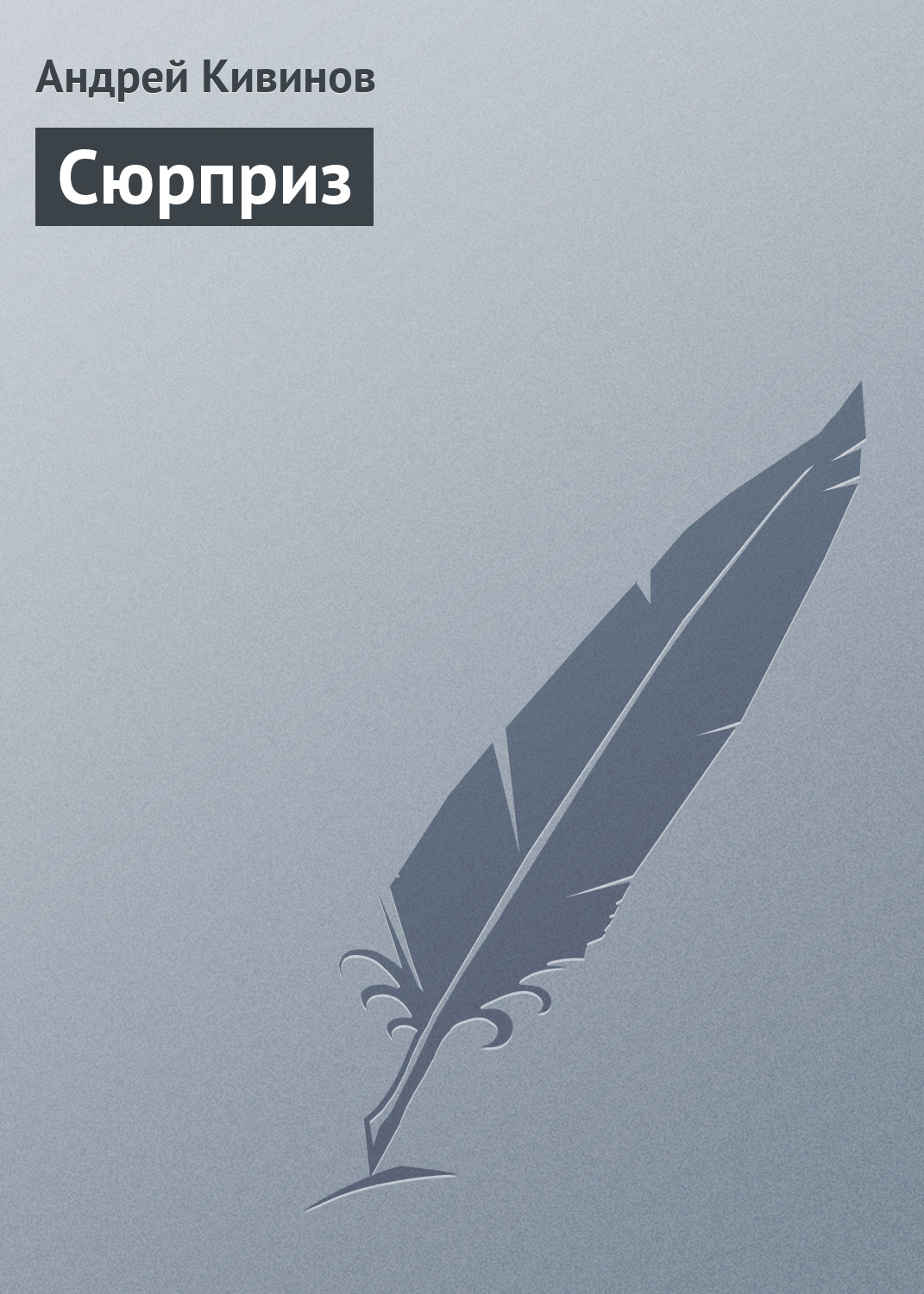 Обложка книги «Сюрприз»