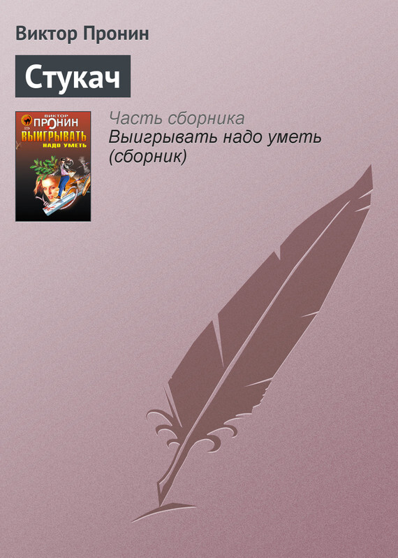 Обложка книги «Стукач»