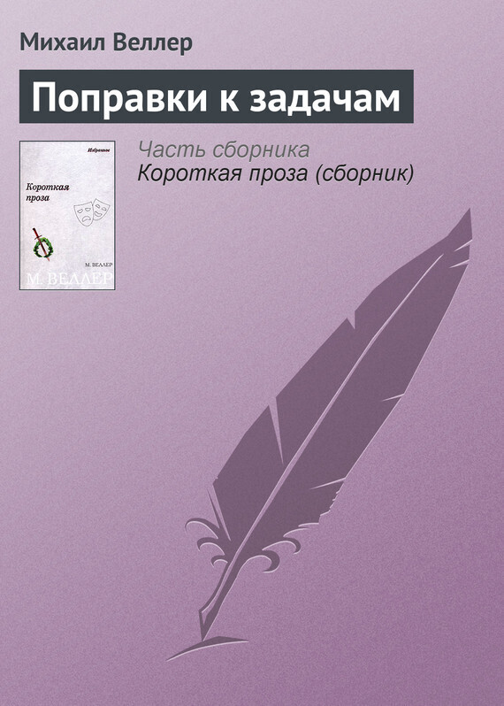 Обложка книги «Поправки к задачам»