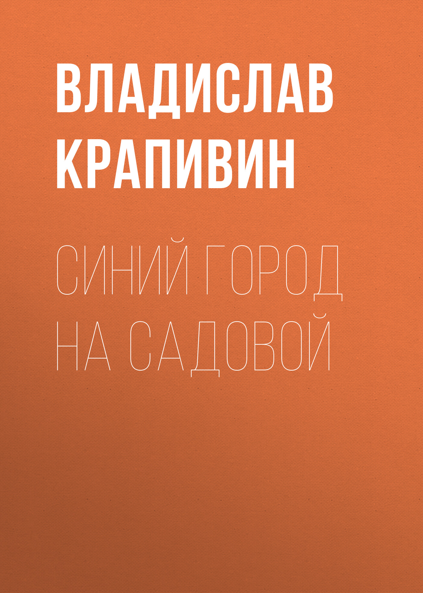 Обложка книги «Синий город на Садовой»
