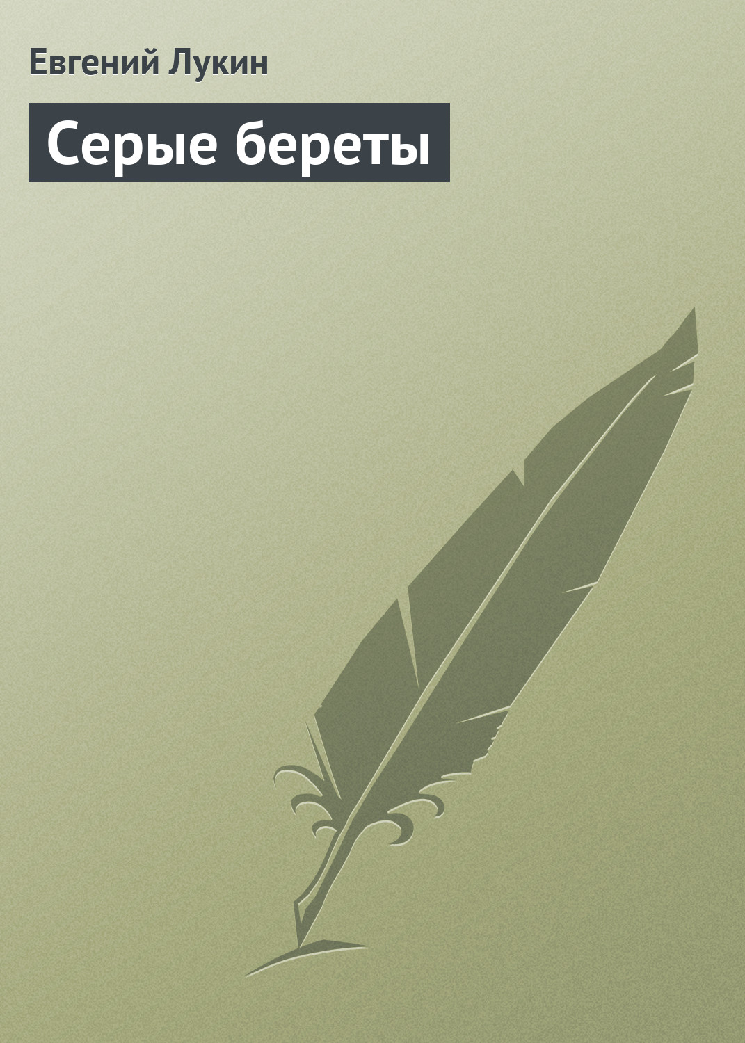Обложка книги «Серые береты»