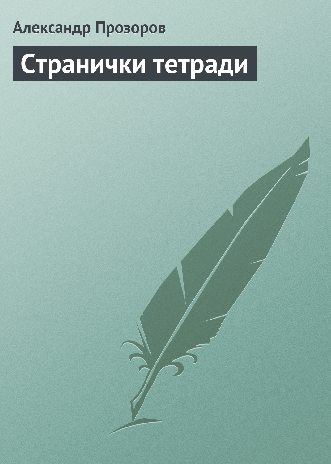 Обложка книги «Странички тетради»