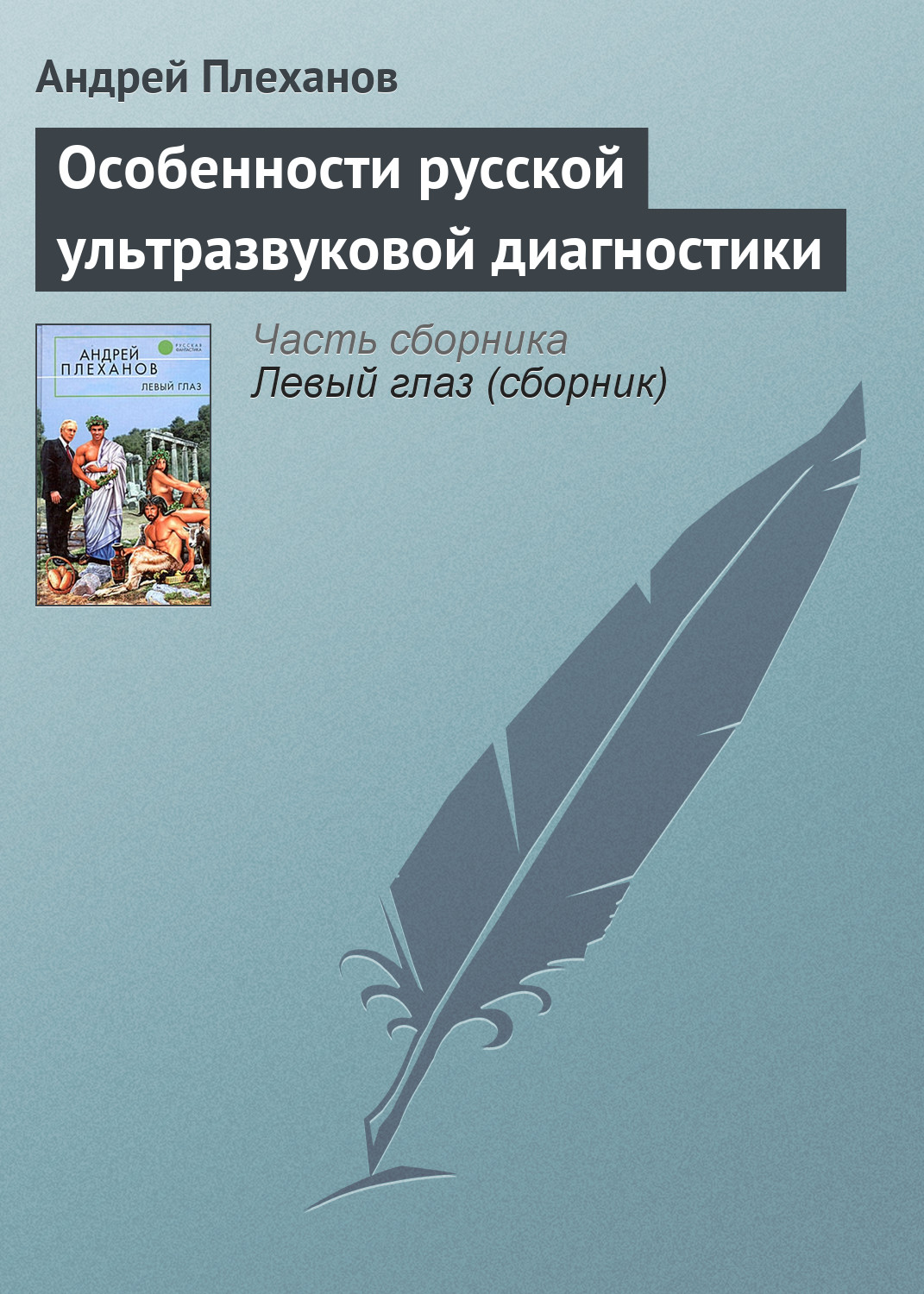 Обложка книги «Особенности русской ультразвуковой диагностики»