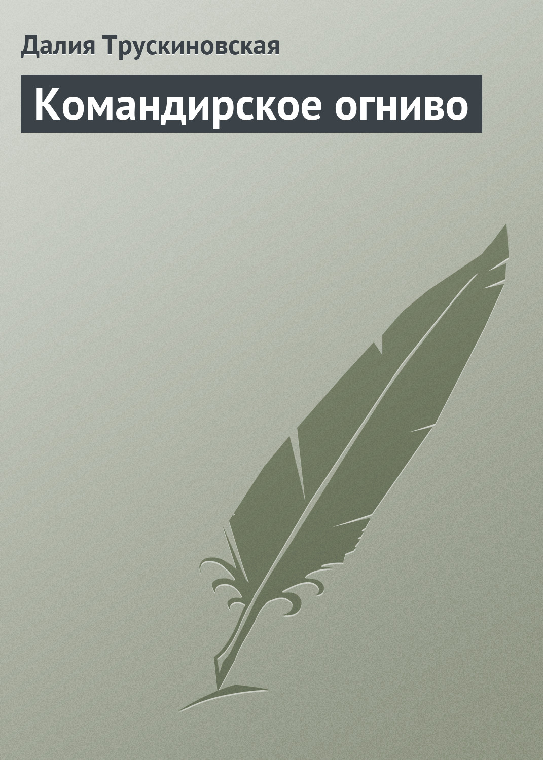 Обложка книги «Командирское огниво»