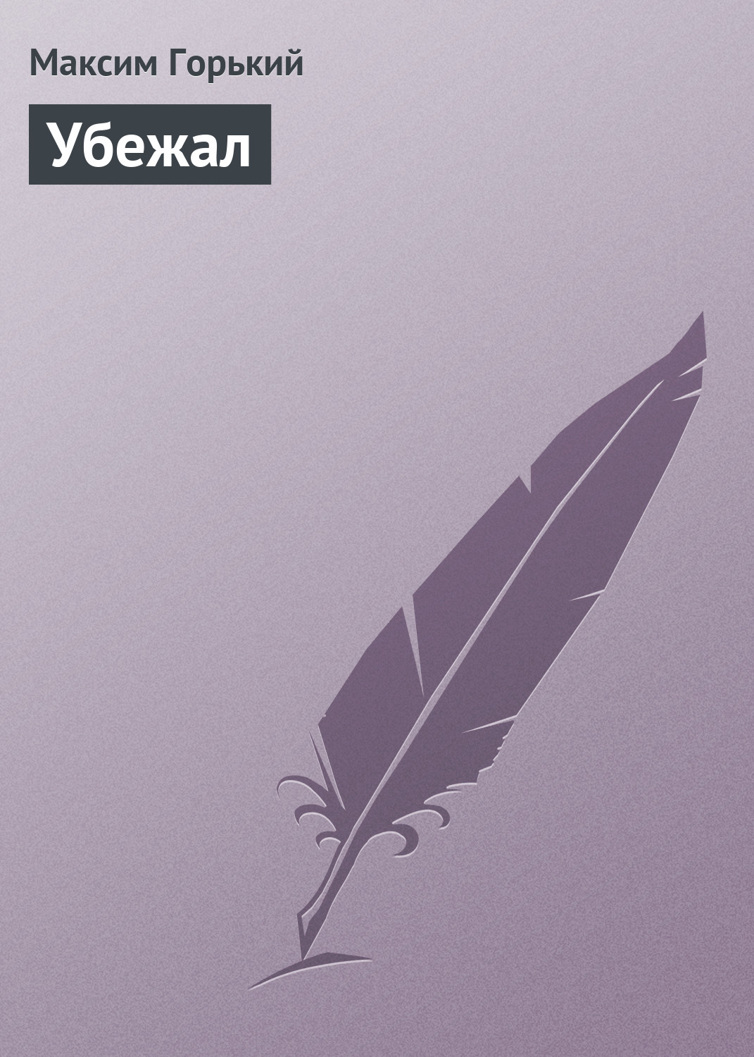 Обложка книги «Убежал»