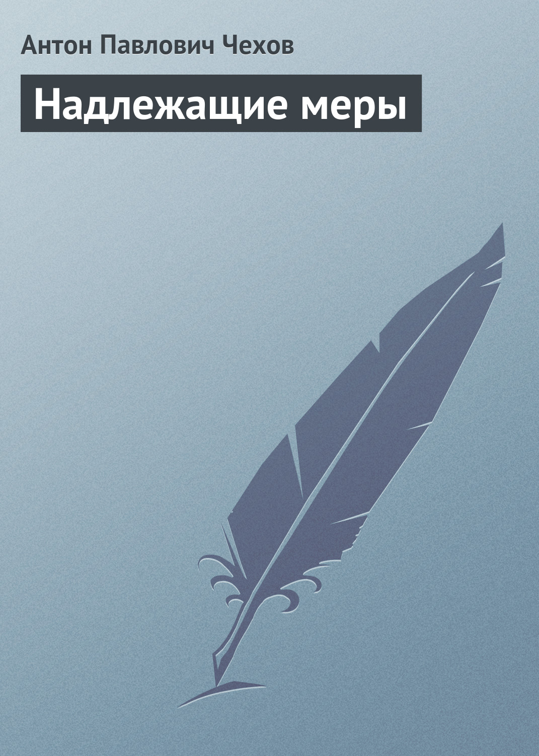 Обложка книги «Надлежащие меры»