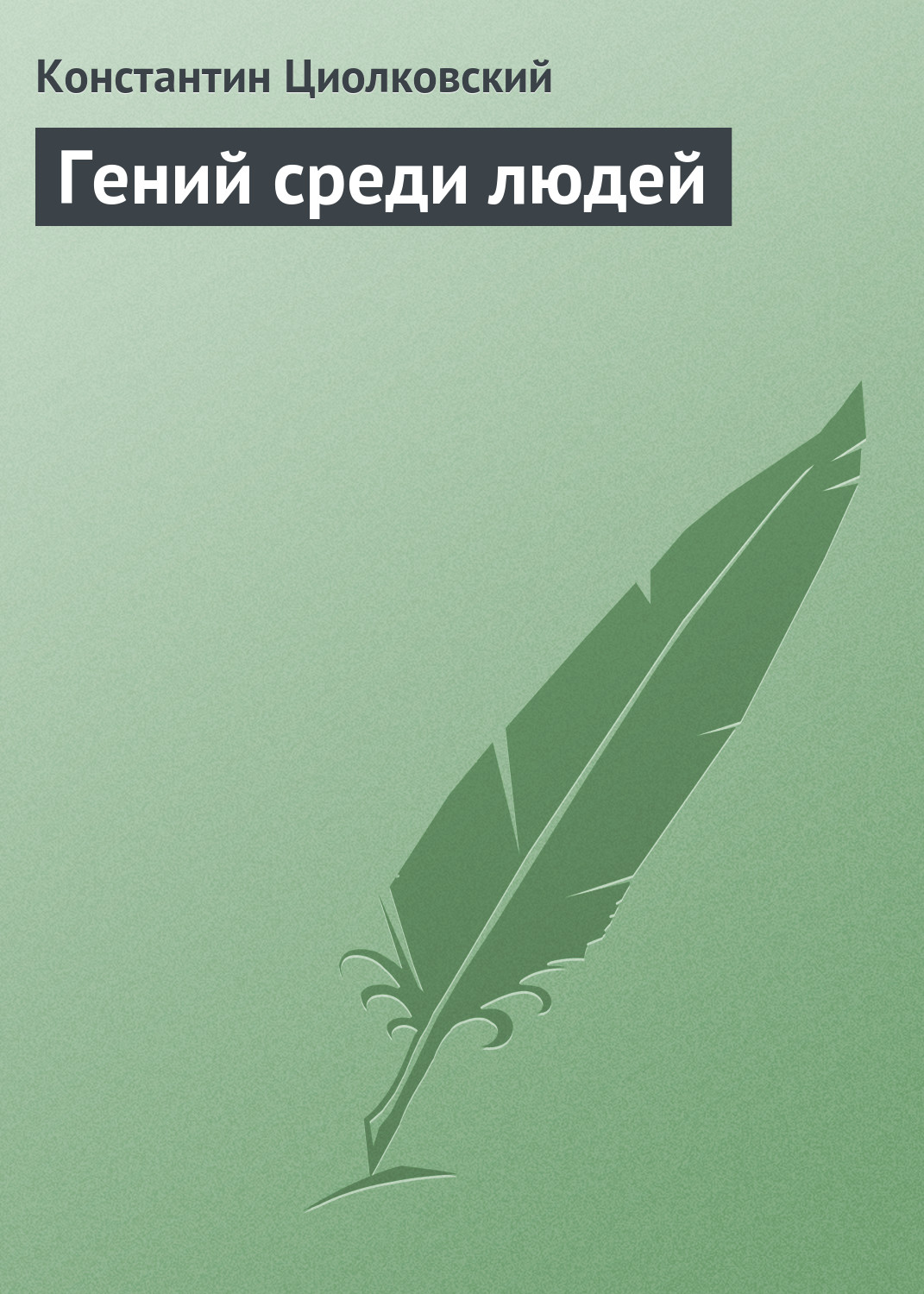 Обложка книги «Гений среди людей»