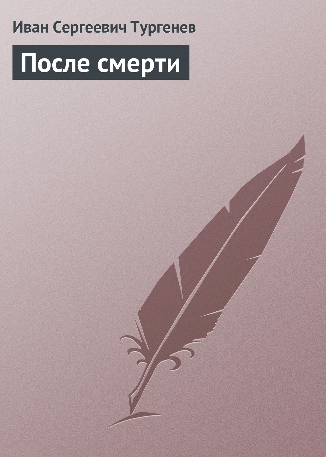 Обложка книги «После смерти»