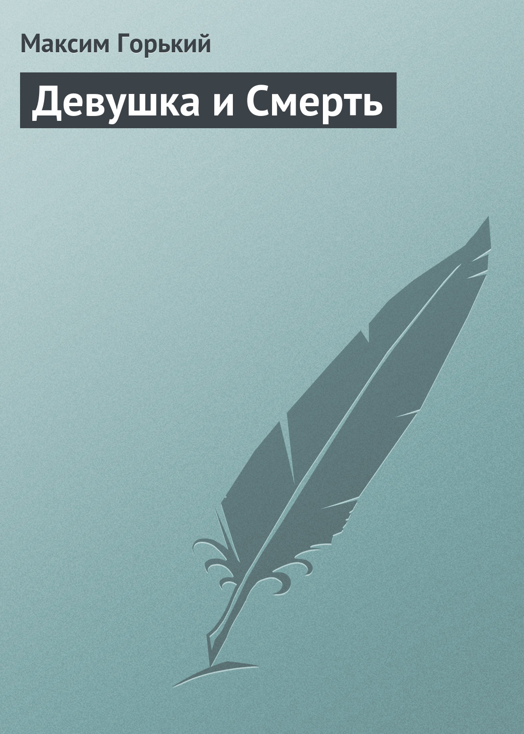 Обложка книги «Девушка и смерть»