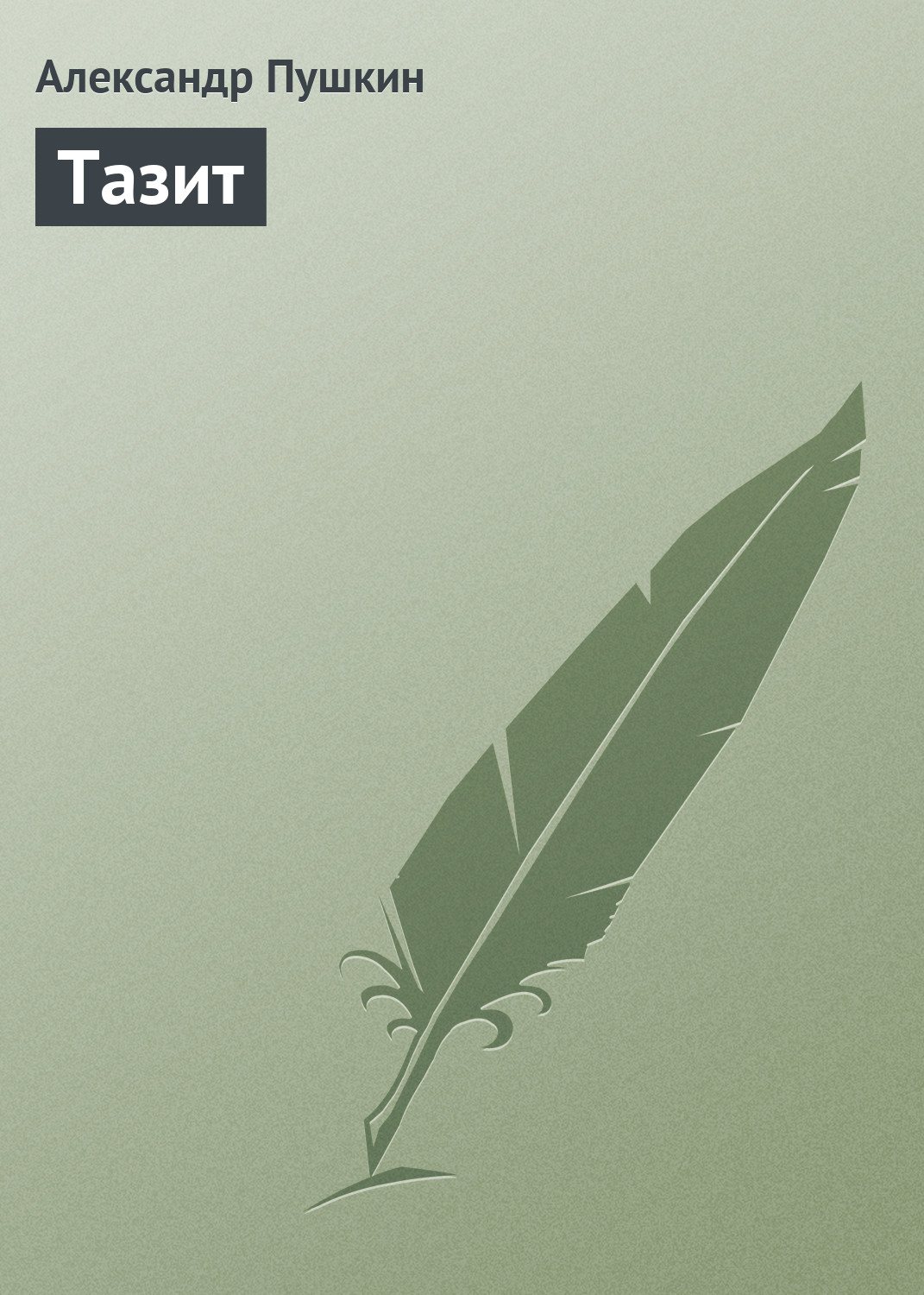 Обложка книги «Тазит»