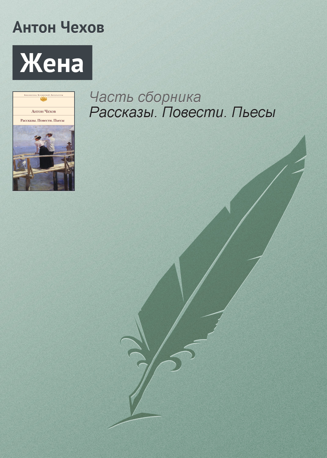 Обложка книги «Жена»