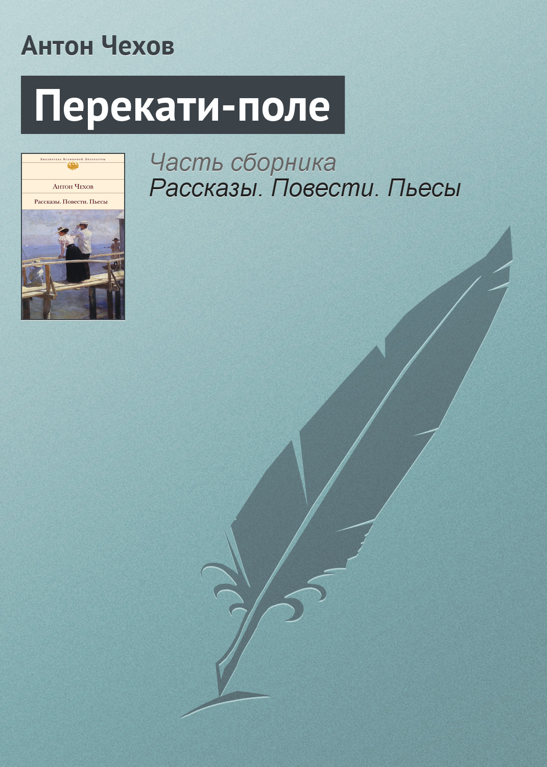 Обложка книги «Перекати-поле»