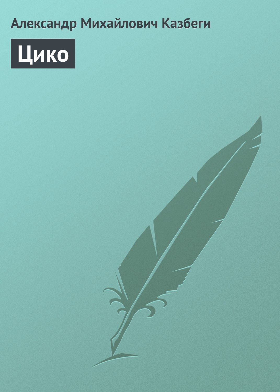 Обложка книги «Цико»