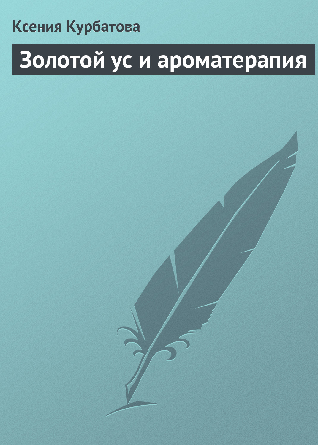 Обложка книги «Золотой ус и ароматерапия»
