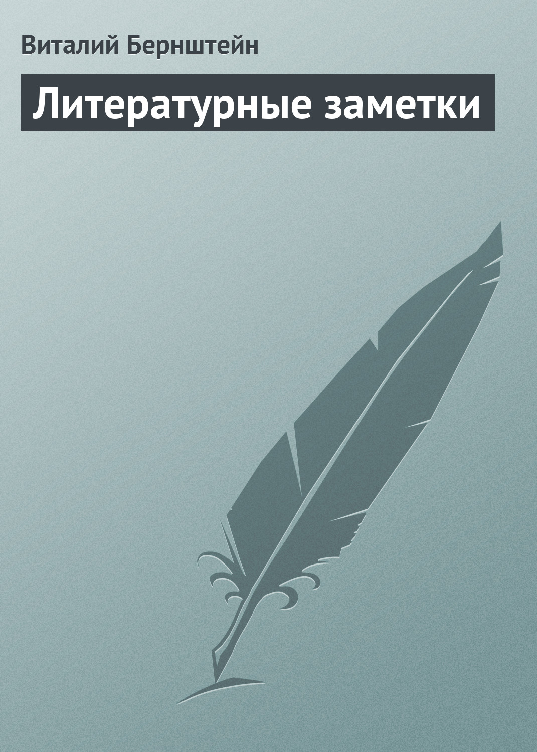 Обложка книги «Литературные заметки»