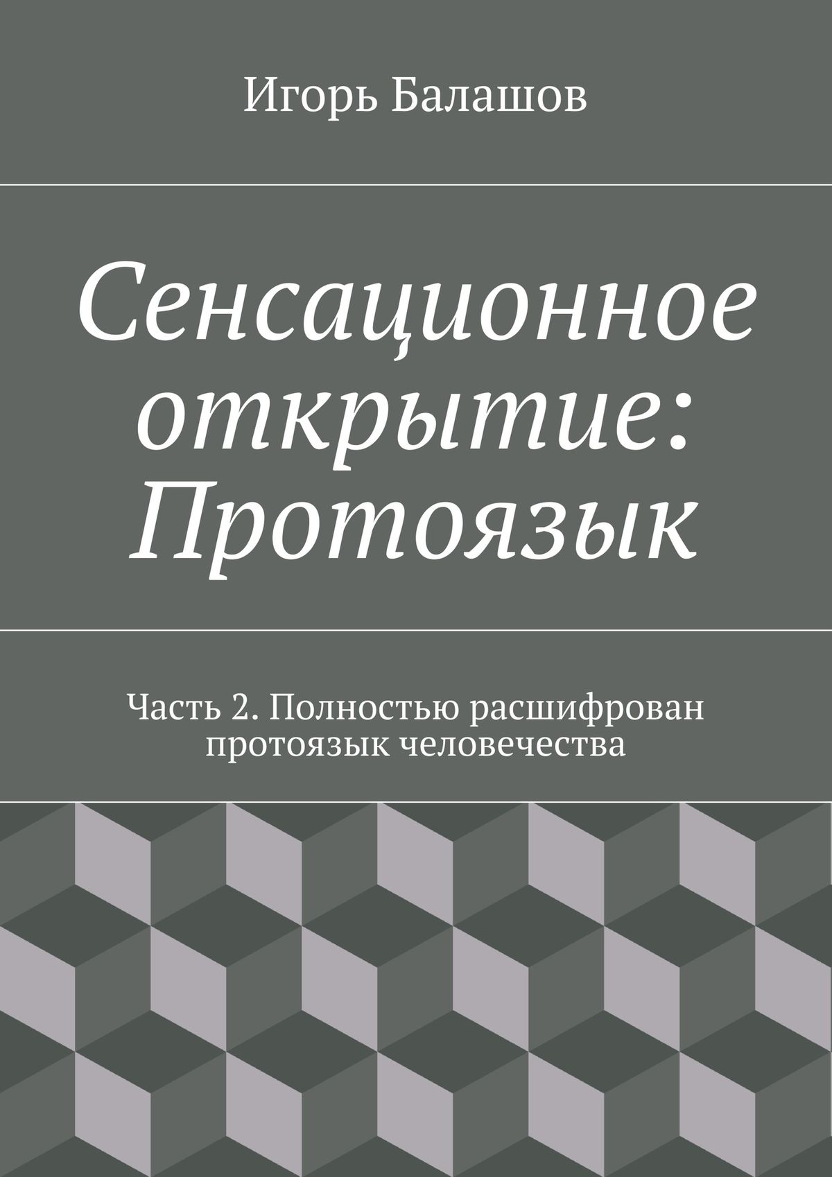 Обложка книги «Сенсационное открытие: Протоязык. Часть 2»
