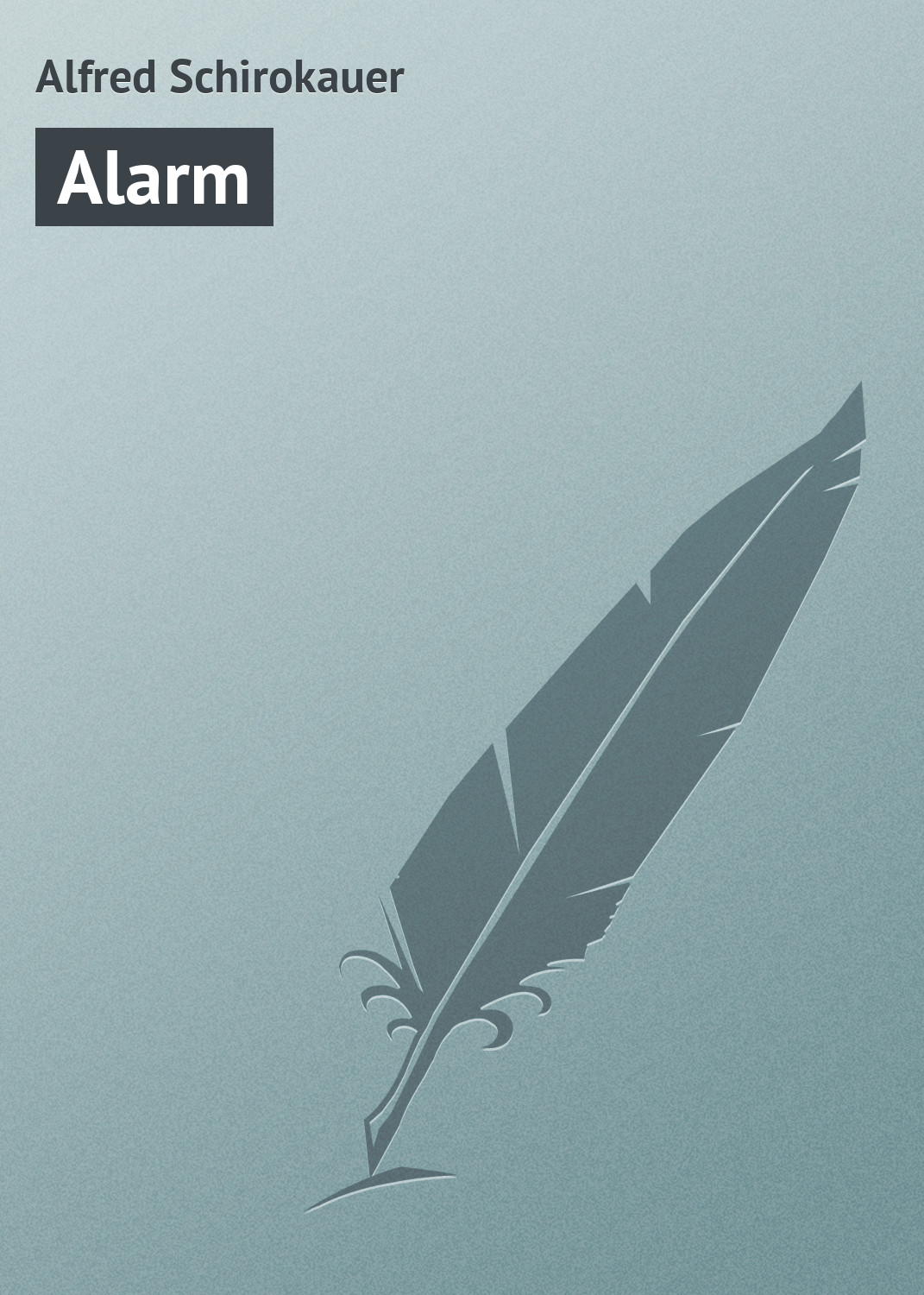 Обложка книги «Alarm»