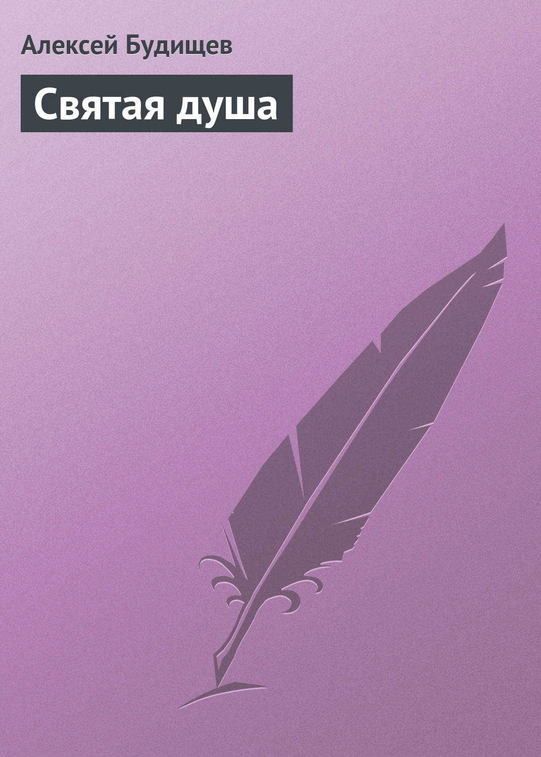 Обложка книги «Святая душа»