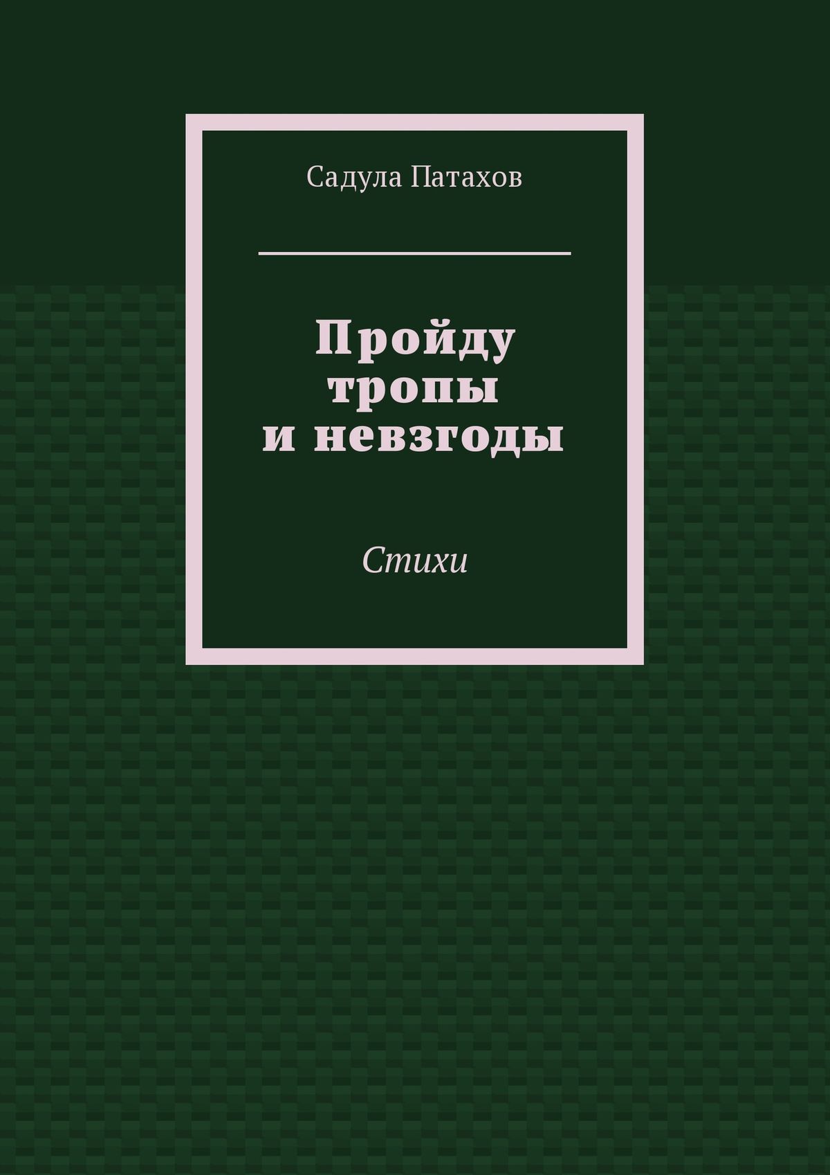Обложка книги «Пройду тропы и невзгоды. Стихи»