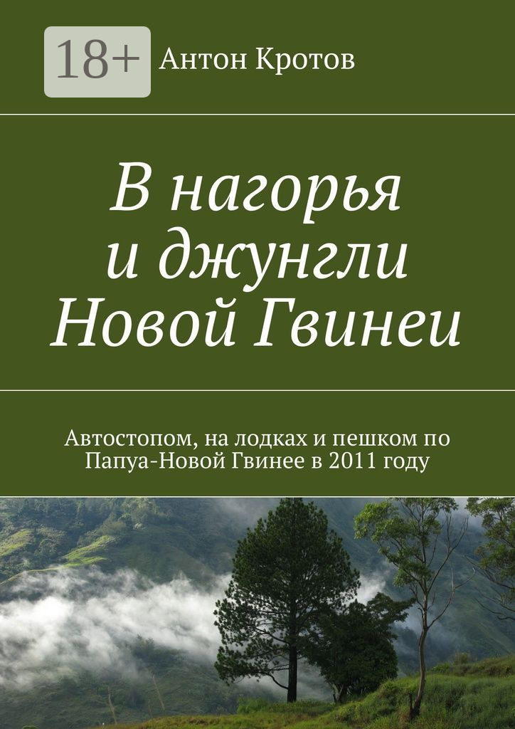 Обложка книги «В нагорья и джунгли Новой Гвинеи. Путешествие автора автостопом и пешком по Папуа-Новой Гвинее в 2011 году»