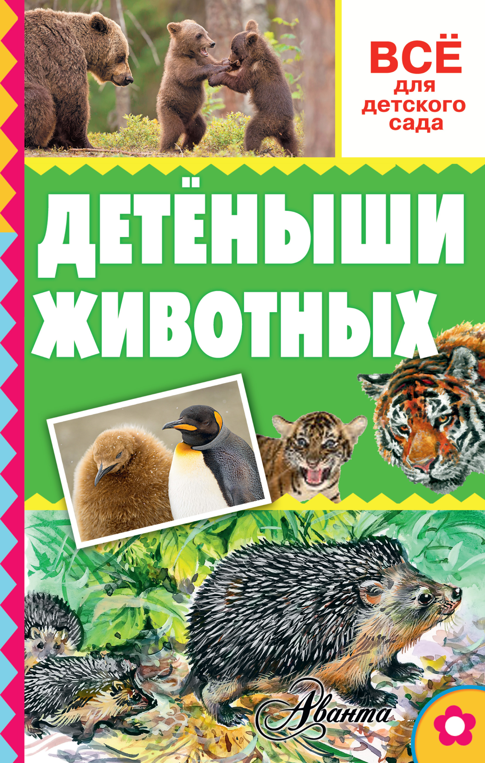 Обложка книги «Детёныши животных»