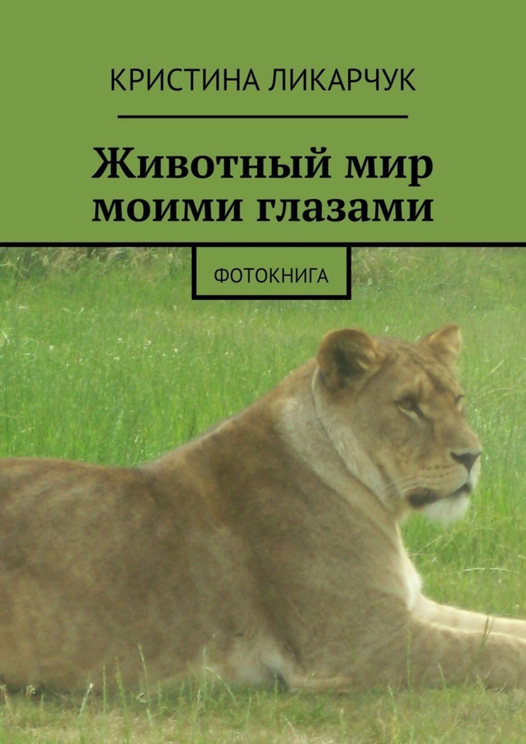 Обложка книги «Животный мир моими глазами. Фотокнига»