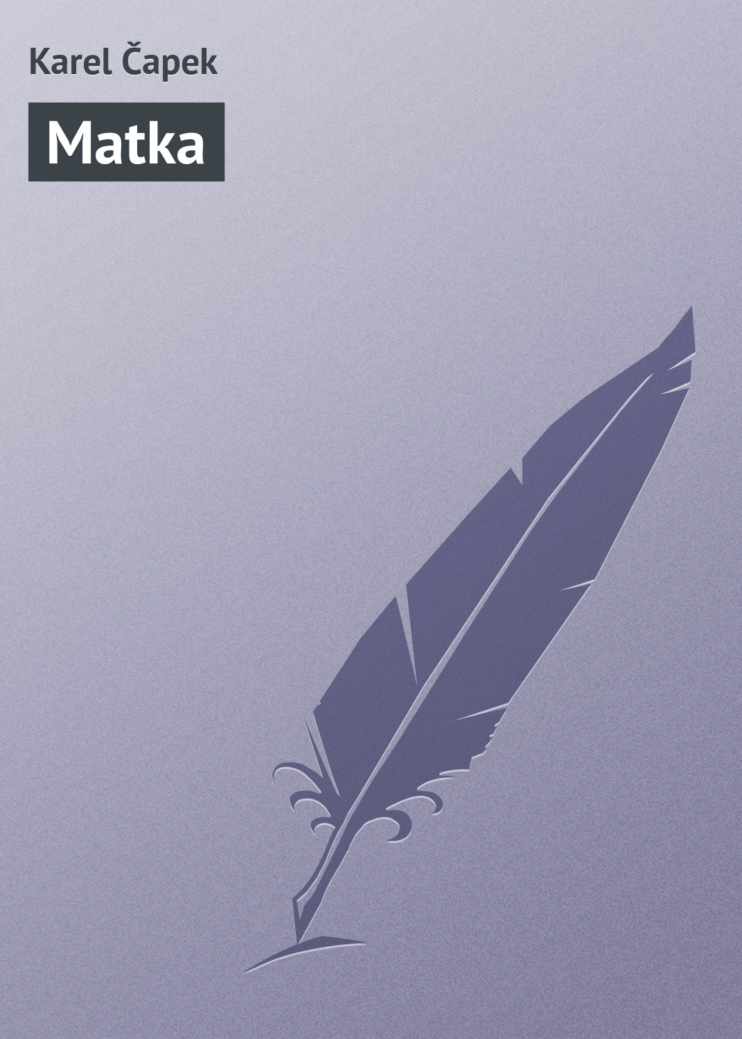 Обложка книги «Matka»