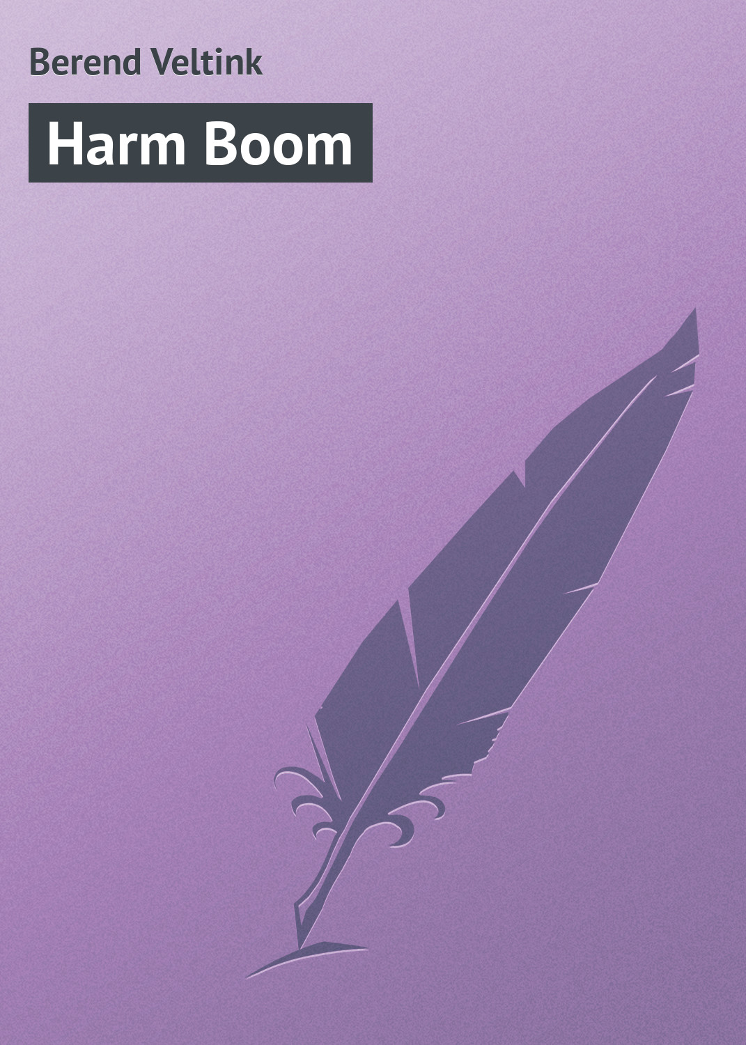 Обложка книги «Harm Boom»