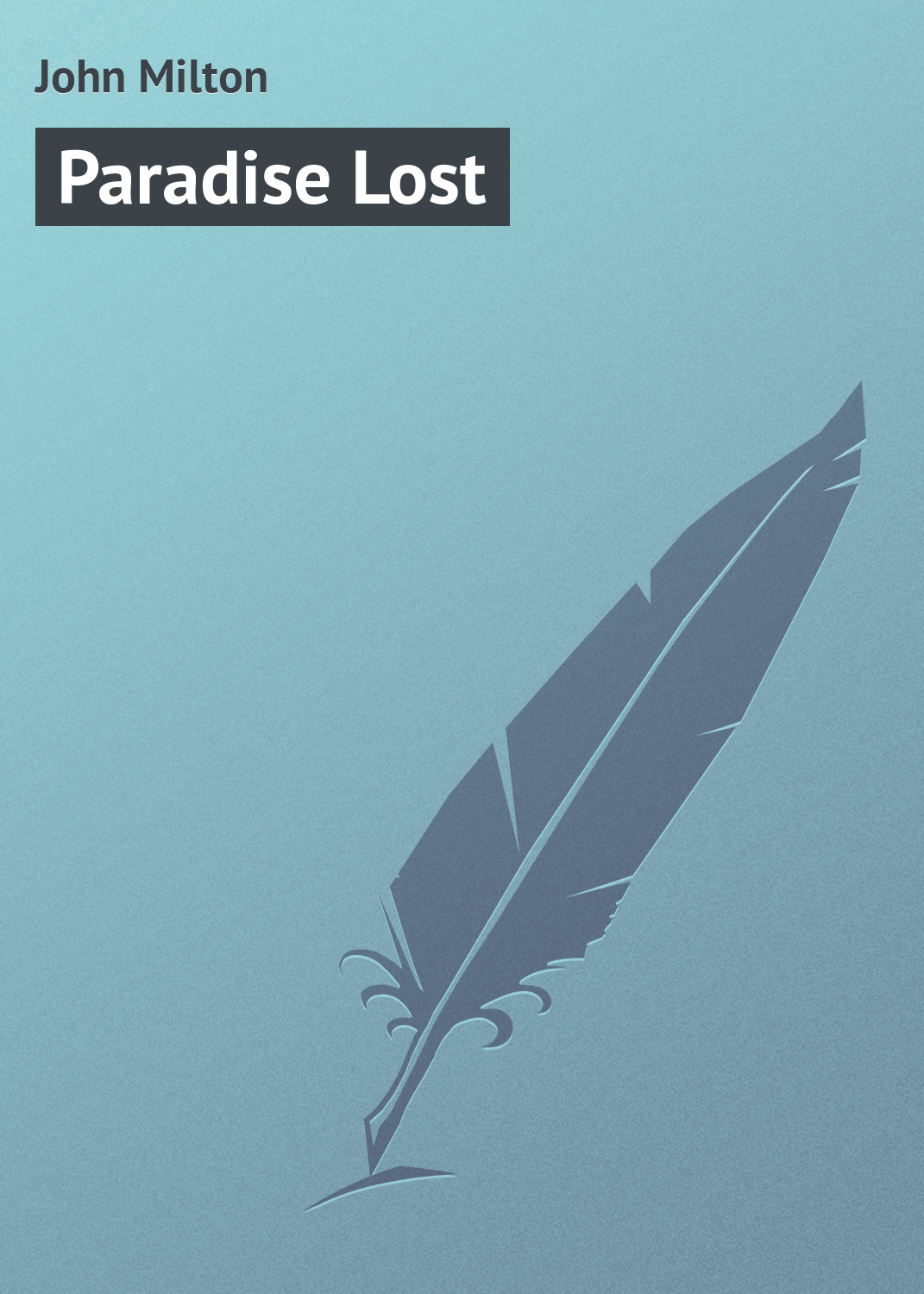 Обложка книги «Paradise Lost»
