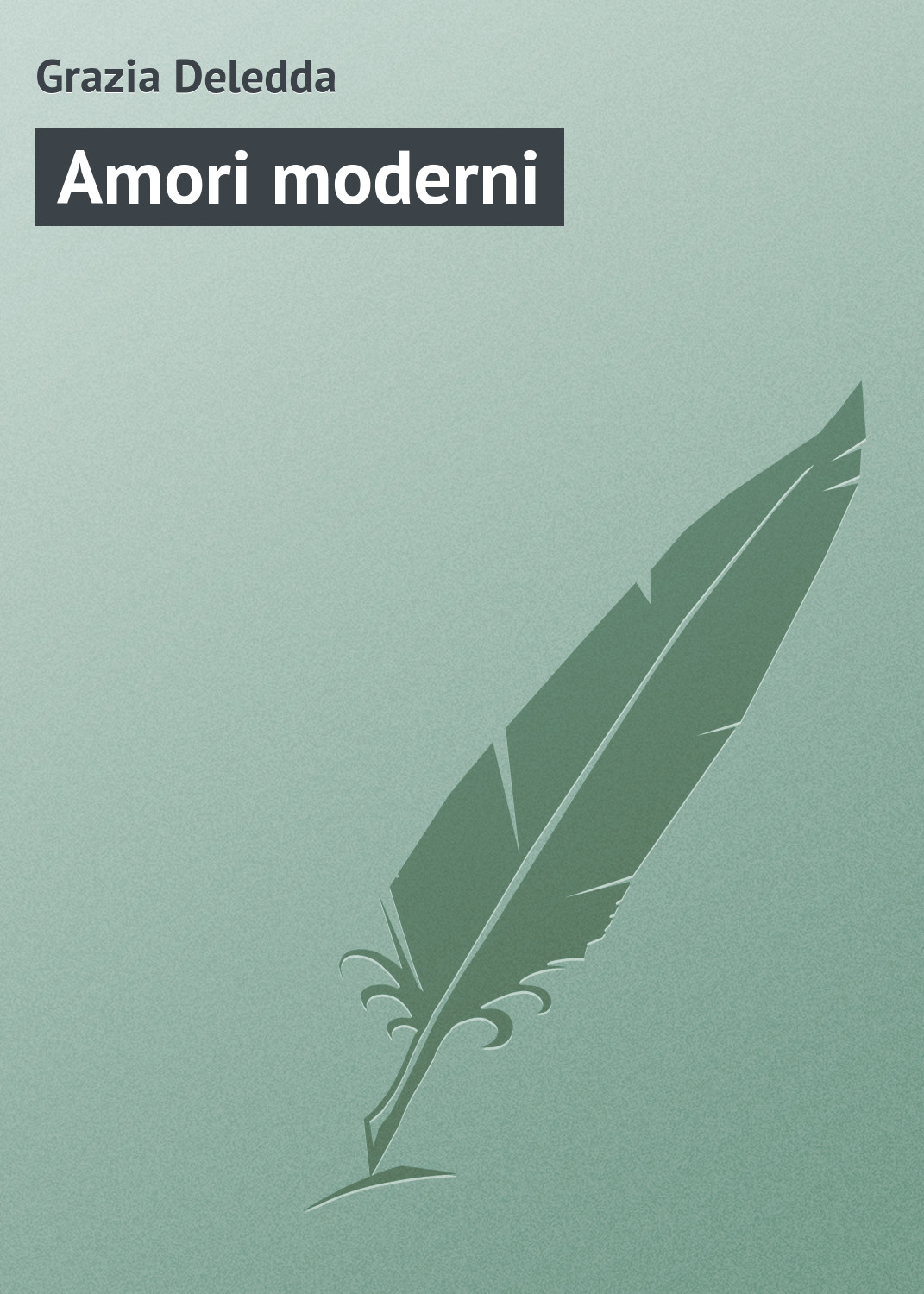 Обложка книги «Amori moderni»