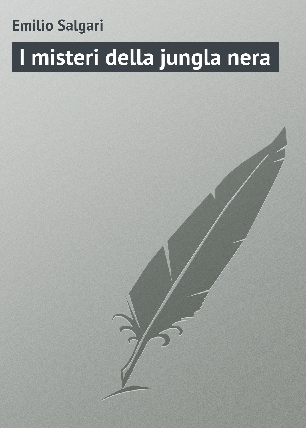 Обложка книги «I misteri della jungla nera»