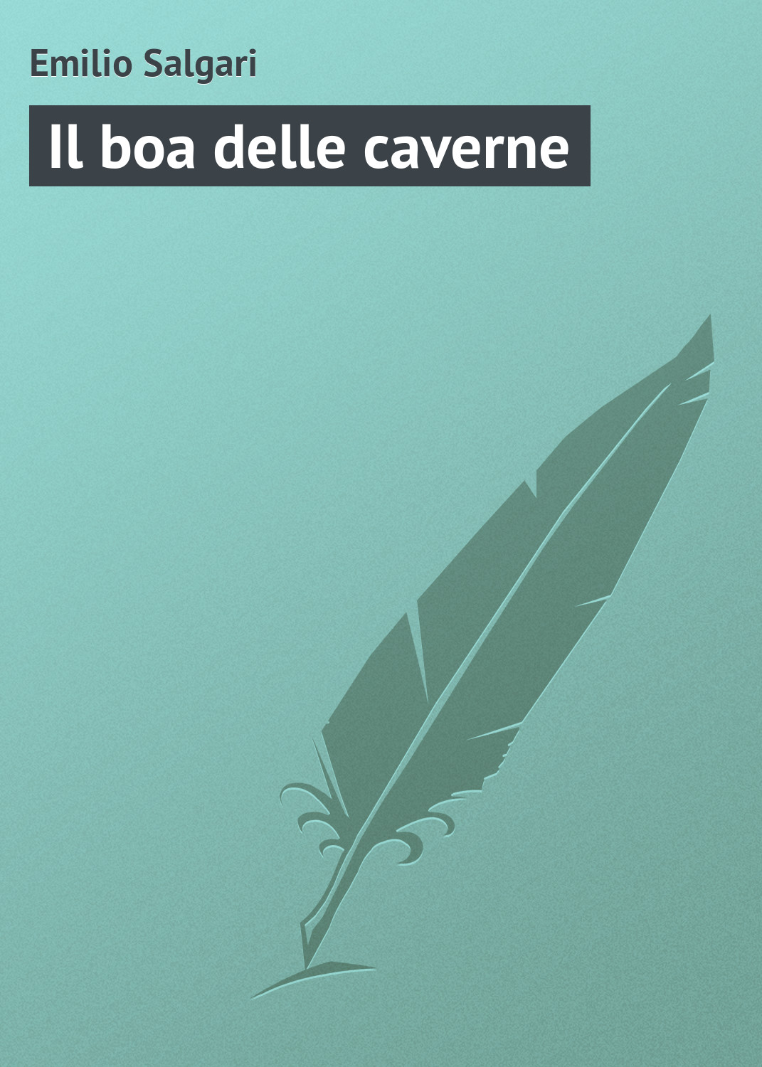 Обложка книги «Il boa delle caverne»