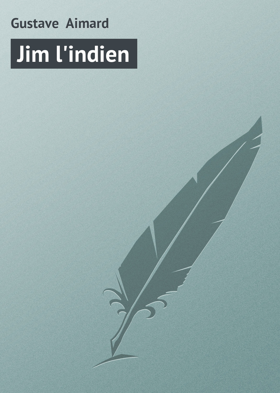 Обложка книги «Jim l'indien»