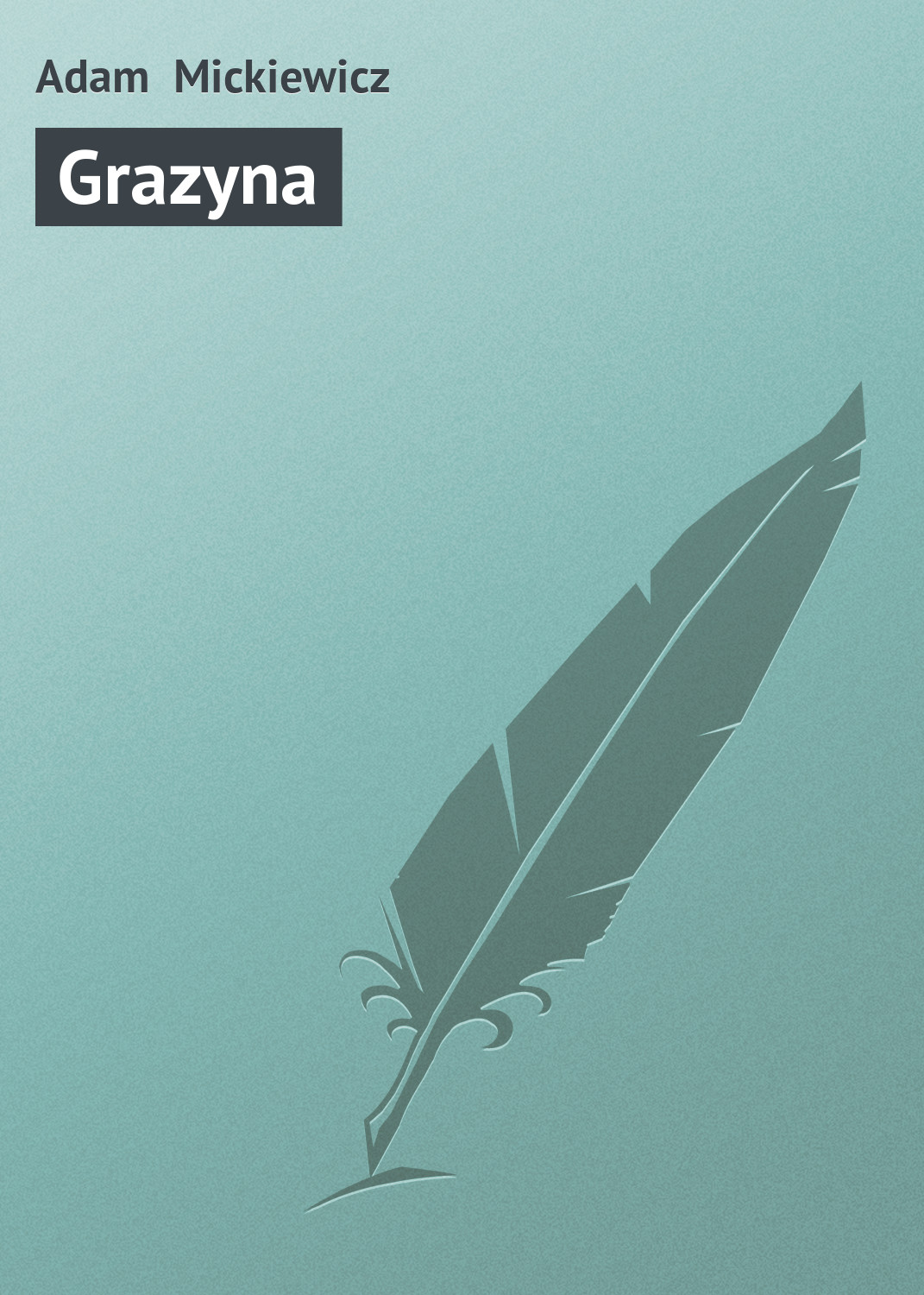 Обложка книги «Grazyna»