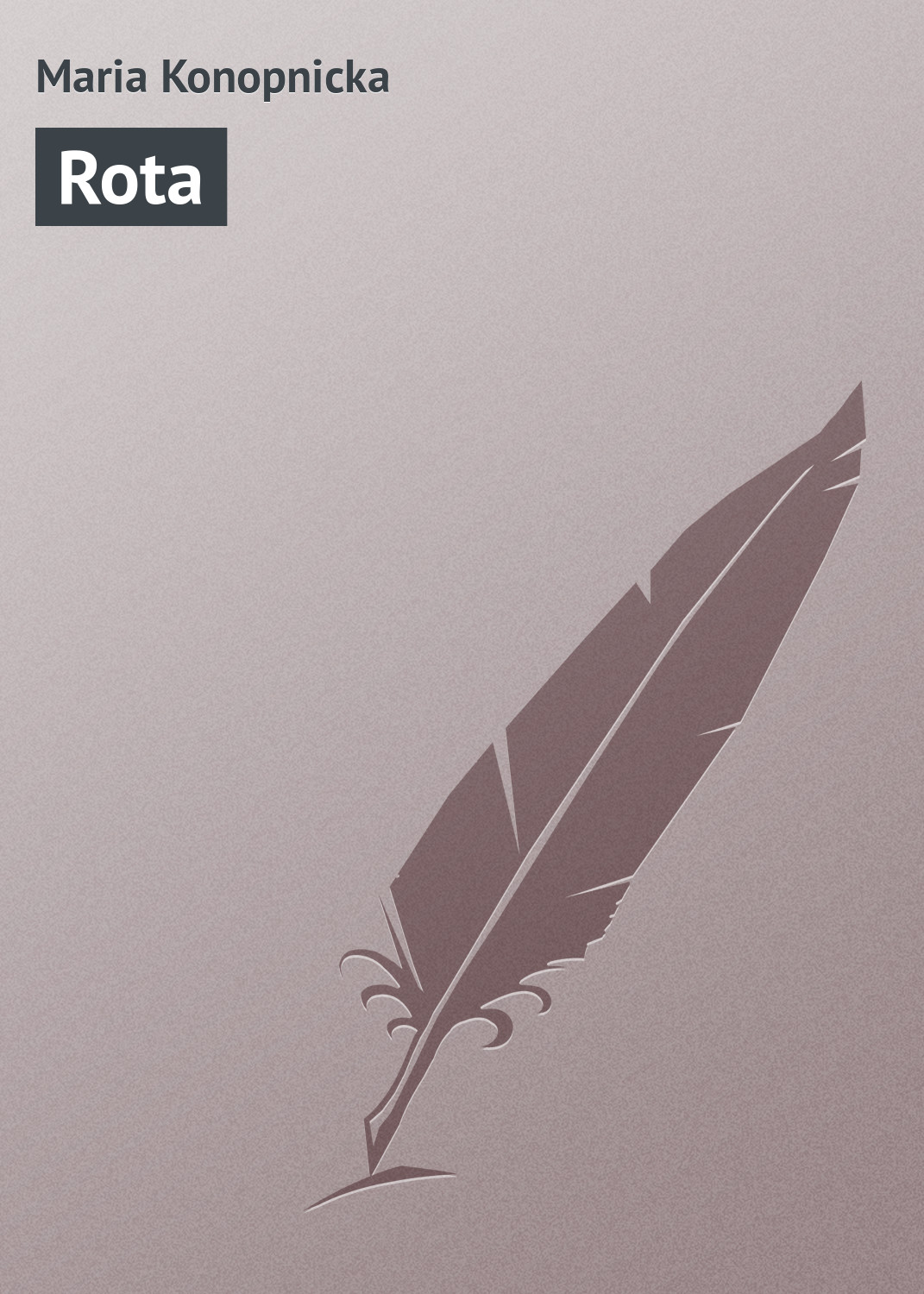 Обложка книги «Rota»