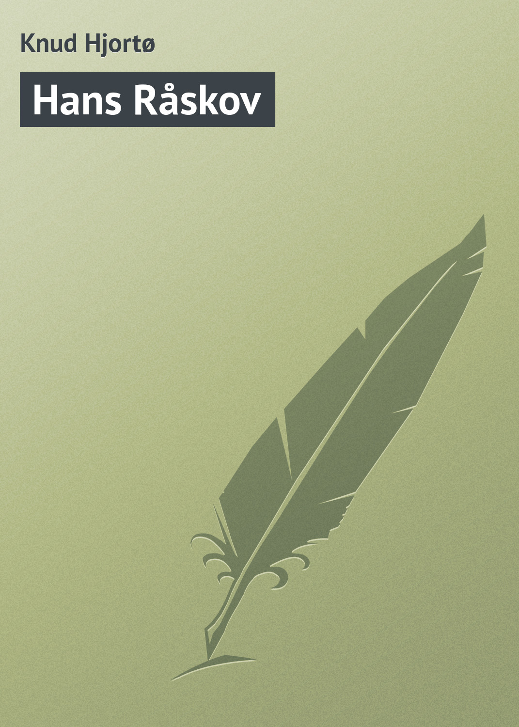 Обложка книги «Hans Råskov»