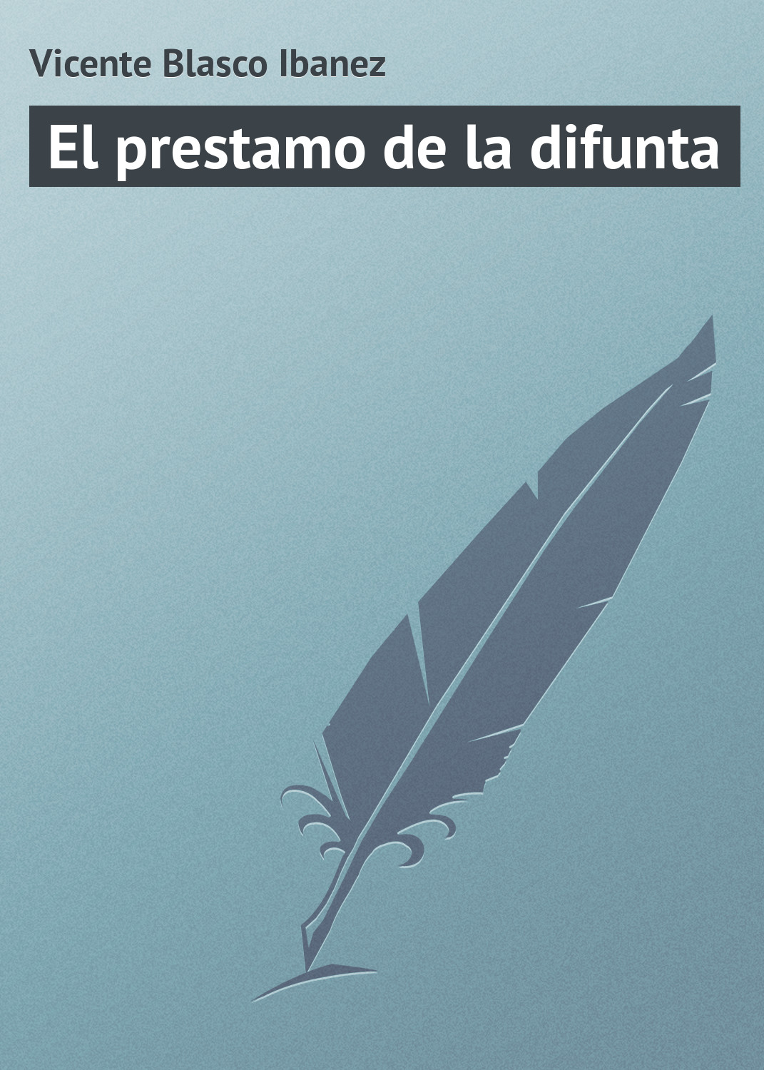 Обложка книги «El prestamo de la difunta»