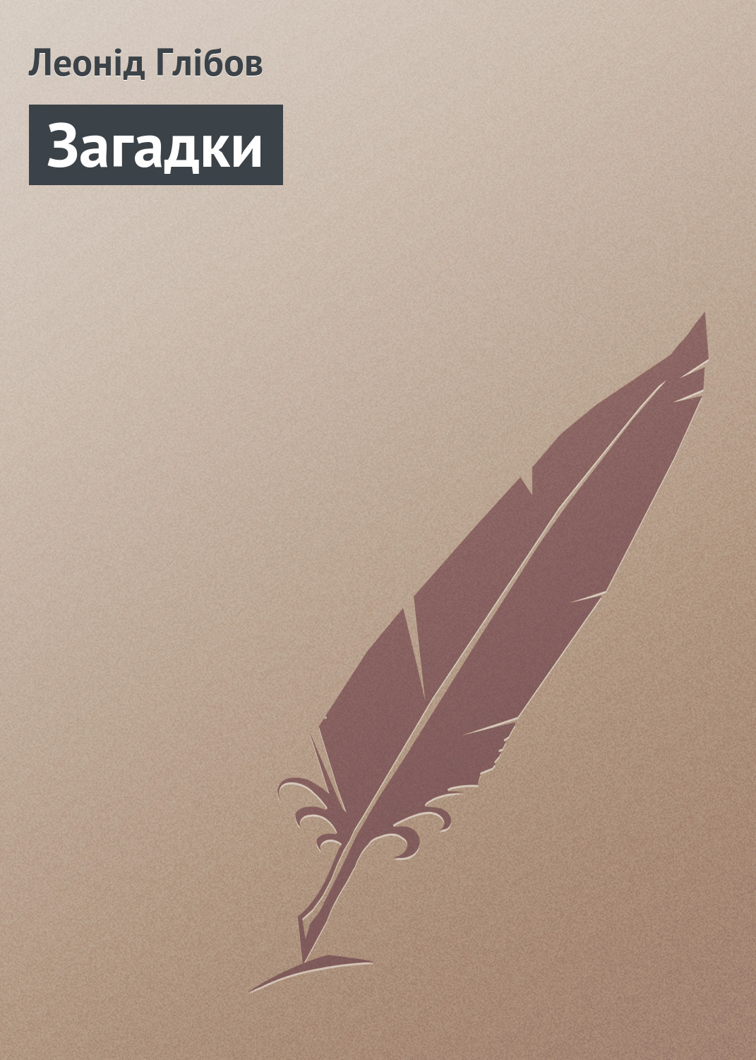 Обложка книги «Загадки»