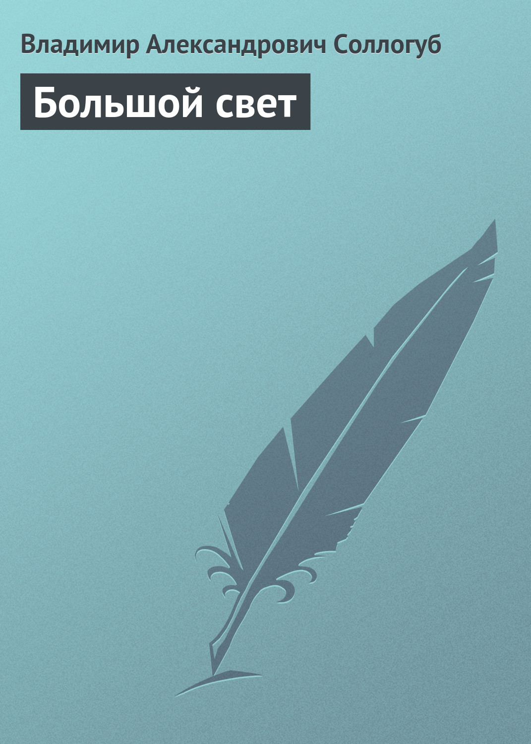 Обложка книги «Большой свет»