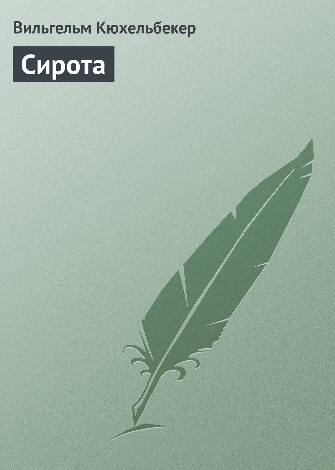 Обложка книги «Сирота»