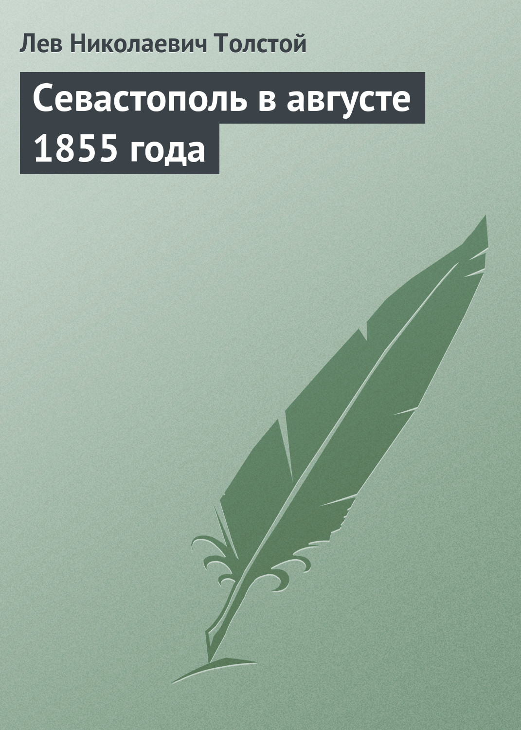 Обложка книги «Севастополь в августе 1855 года»