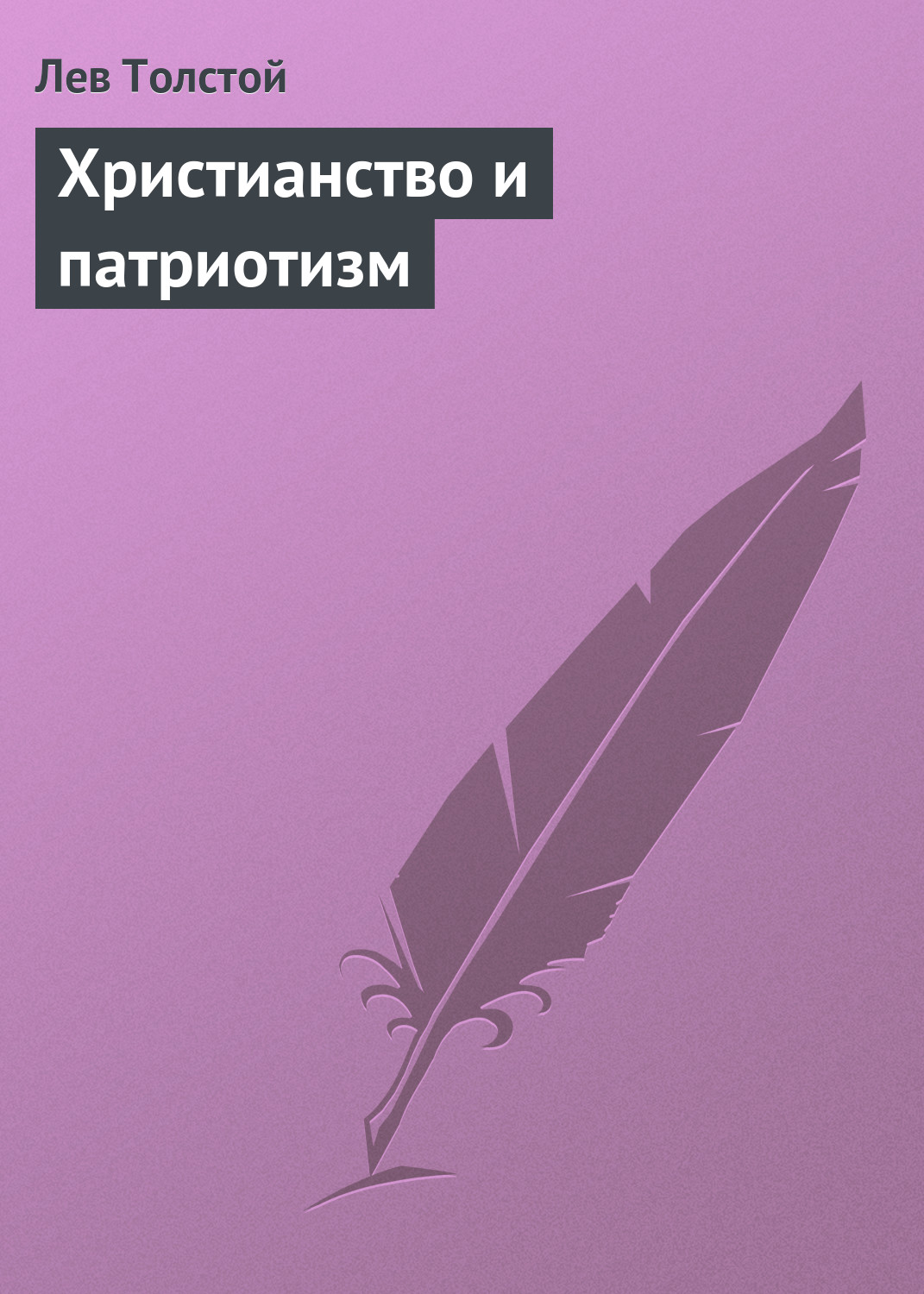 Обложка книги «Христианство и патриотизм»