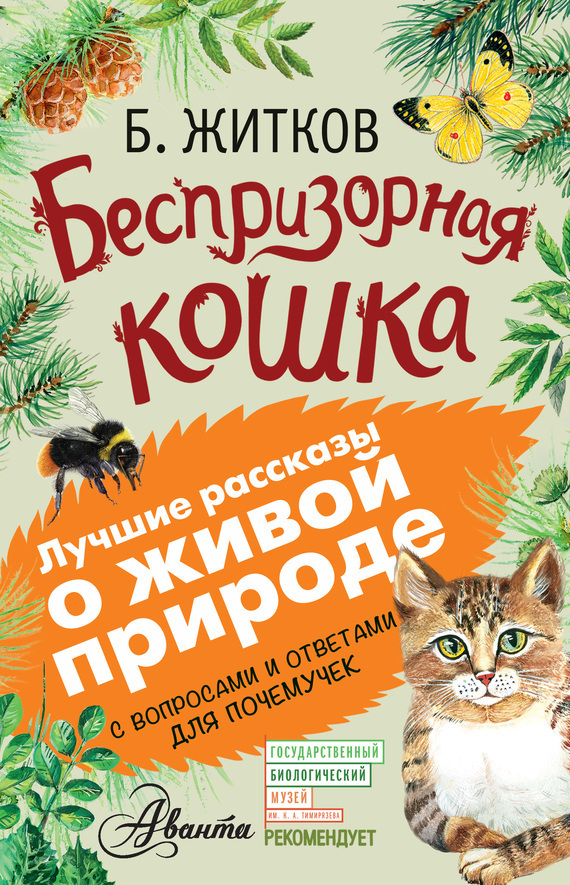 Обложка книги «Беспризорная кошка (сборник). С вопросами и ответами для почемучек»