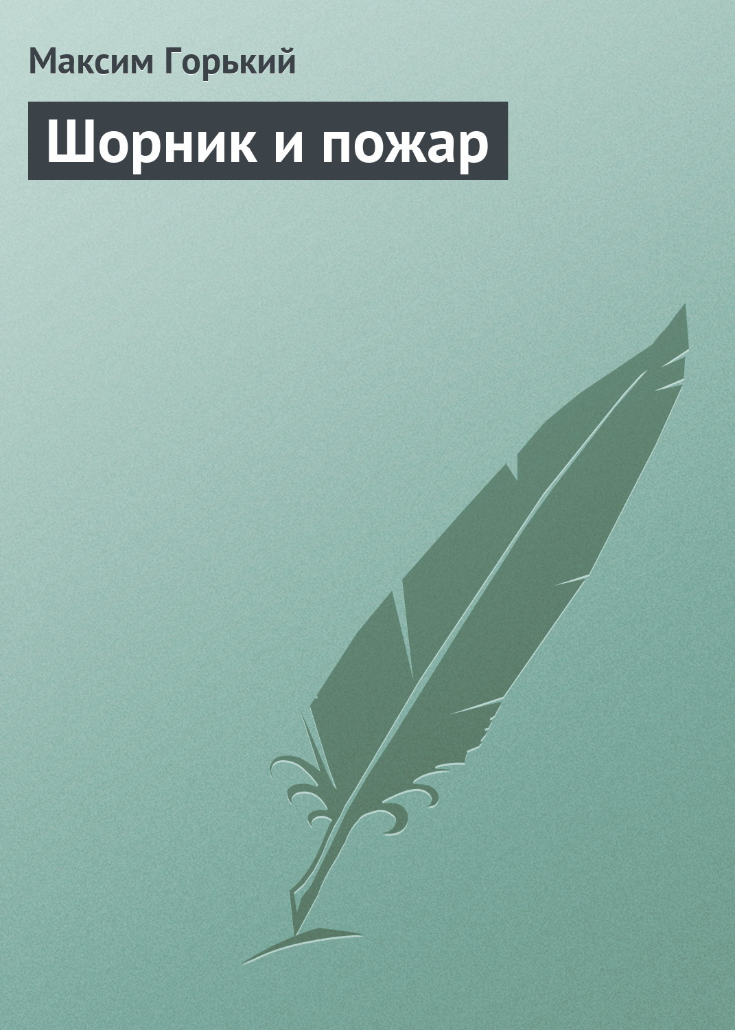 Обложка книги «Шорник и пожар»