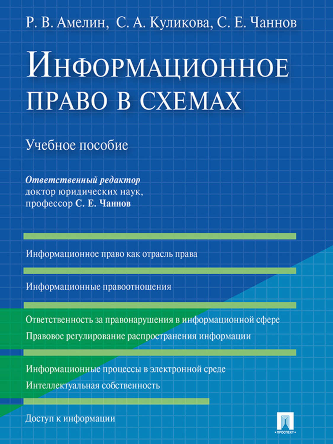 Обложка книги «Информационное право в схемах. Учебное пособие»