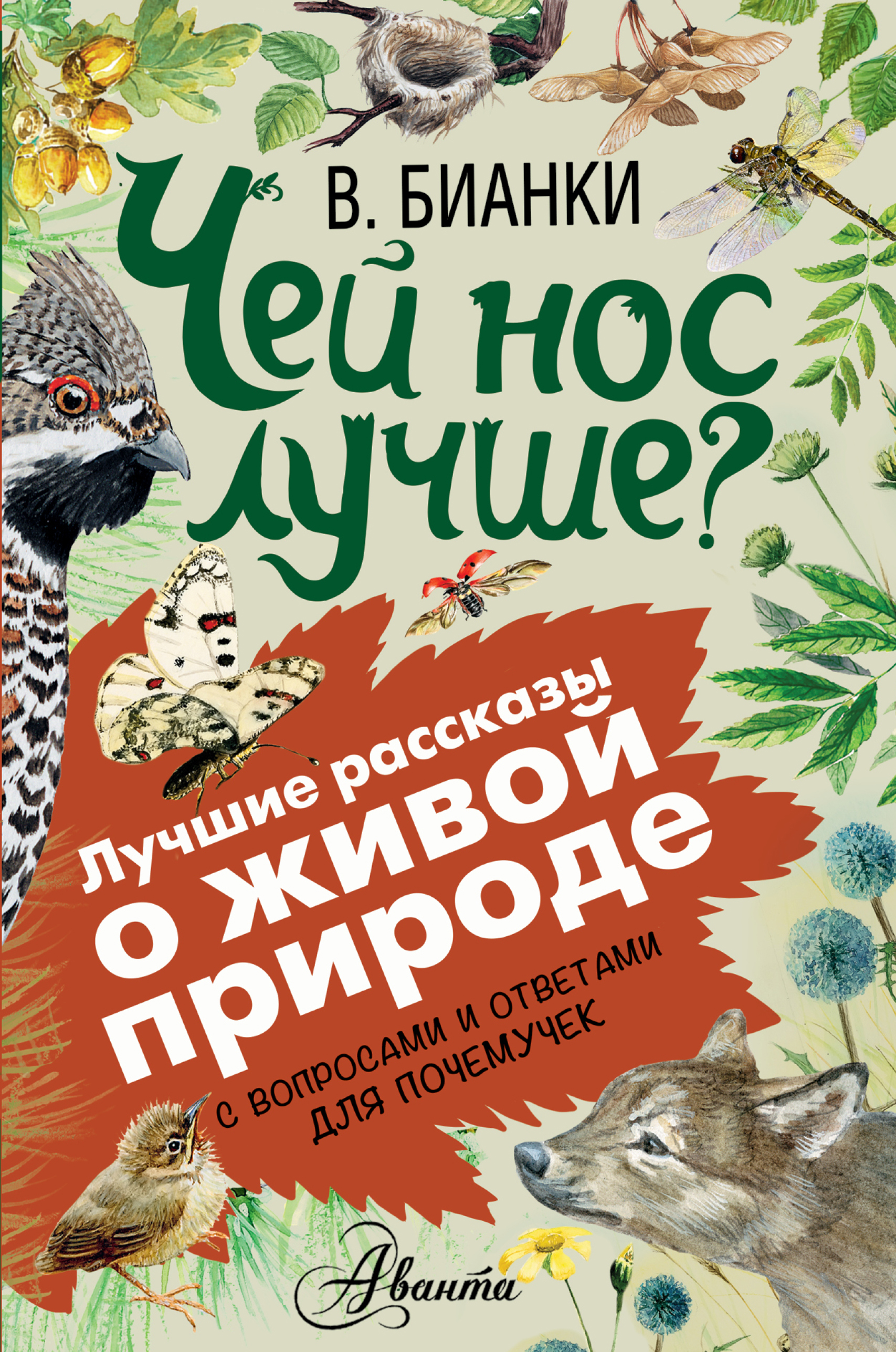 Обложка книги «Чей нос лучше? С вопросами и ответами для почемучек»